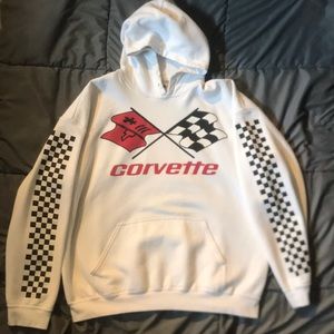Forever 21 “Corvette” White Hoodie